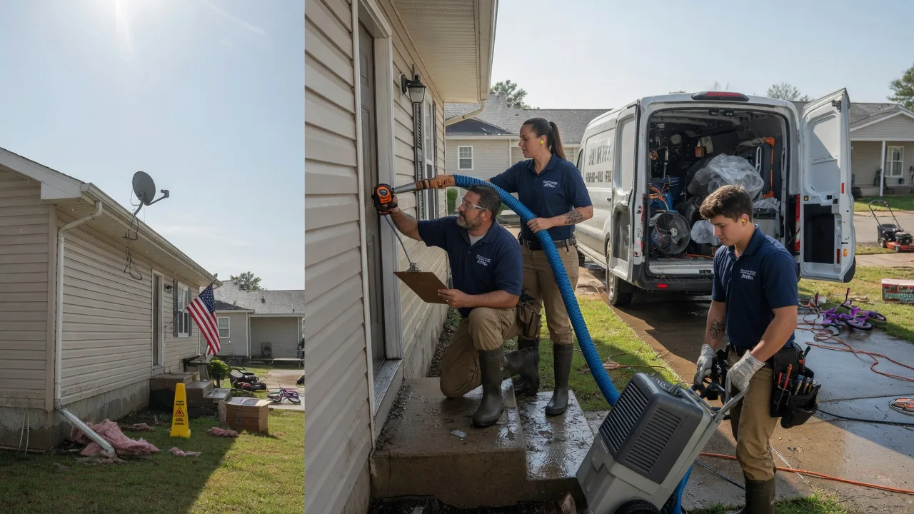 Ceiling Water Damage Restoration in Fountain Inn, SC near me